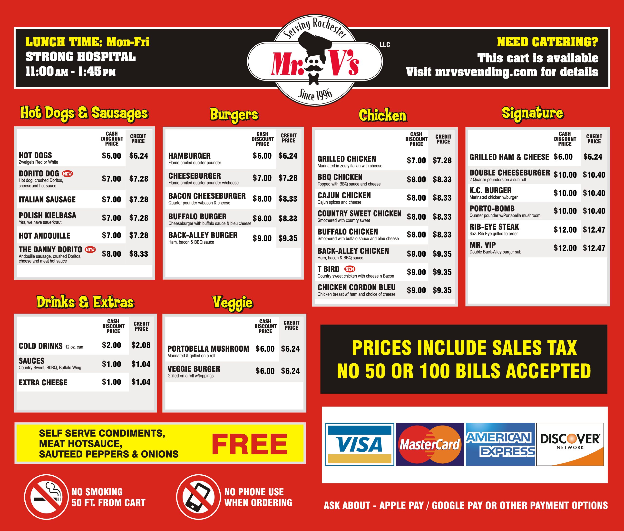 NEW Strong menu Small